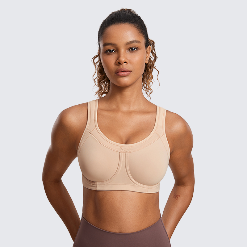 Underwire Bra Padded - SYROKAN Sportbeha's voor dames, hoge impact,
