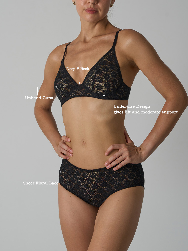VITALINOVO 3-delige kanten lin - Sheer Bra Lace recensie en prijs